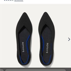 Rothy’s “the point” in black 8.5